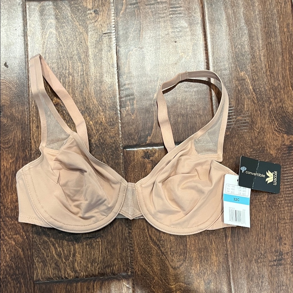 Wacoal Womens Body by 2.0 Unlined Seamless Convertible Underwire Bra